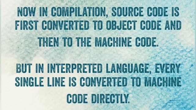 Python is an interpreted language. what does this mean? смотреть онлайн