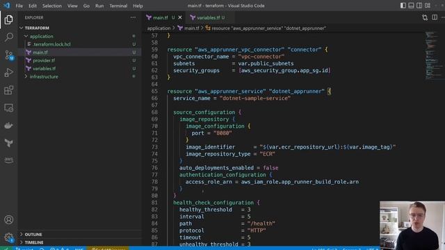 Deploy an AWS AppRunner Service using Terraform смотреть онлайн