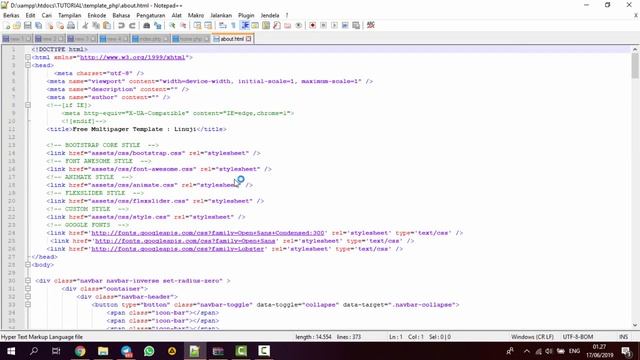 Cara Menggunakan Template pada Website PHP смотреть онлайн