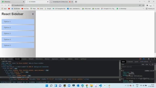 React Sidebar | Tutorial - 2 | React js for beginners смотреть онлайн