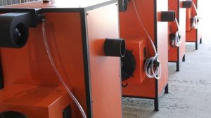 Калорифер на отработанном масле. Ставрос с автоматикой