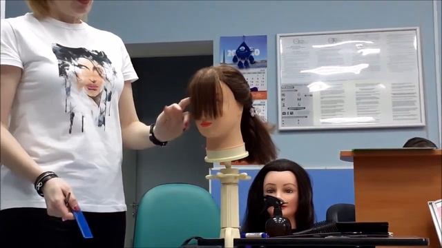 Чёлка и лесенка