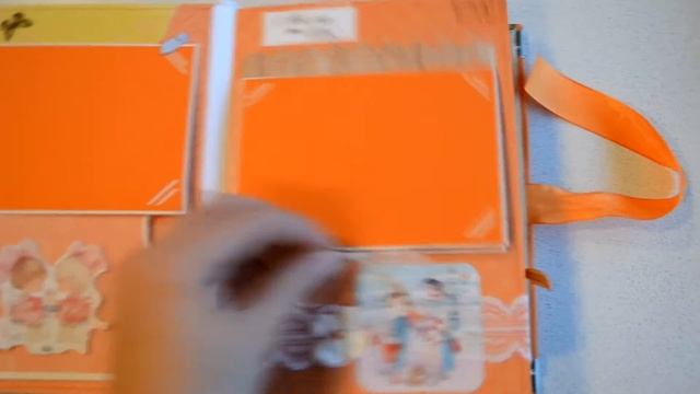 Альбом "Апельсин", ручной работы. Скрапбукинг смотреть онлайн