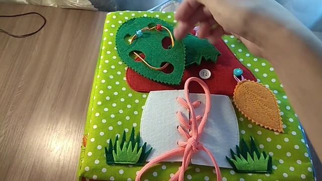 Развивающий кубик своими руками.