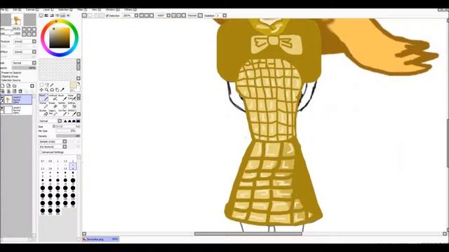 Рисуем аниме девушку (2 часть) смотреть онлайн
