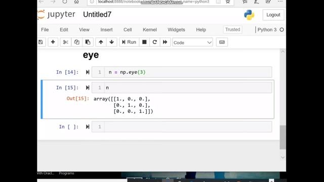 Create Numpy Arrays Using Numpy FUNCTIONS смотреть онлайн
