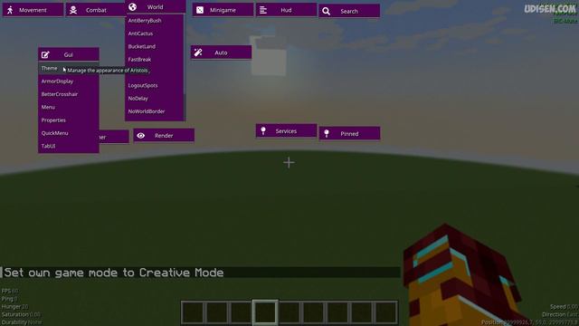 Cheats for Minecraft 1.20.4 - Aristois cheat client 1.20.4 REVIEW - EP 03 (world GUI Cheats ) смотреть онлайн