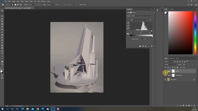 Editing Architectural Model Photos - Photoshop