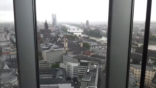 Commerzbank Tower Frankfurt Panorama Aufzug смотреть онлайн