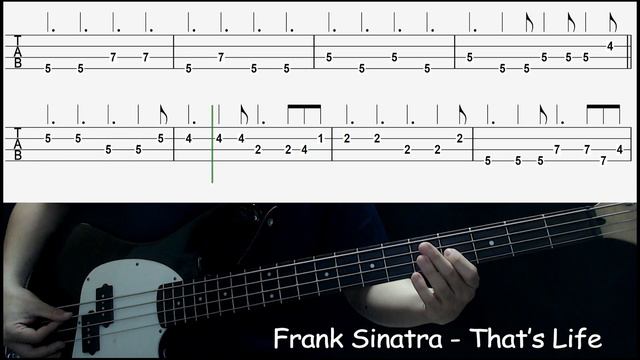 Frank Sinatra - That's Life [2019 Joker Movie OST] (Bass cover with tabs 167) смотреть онлайн