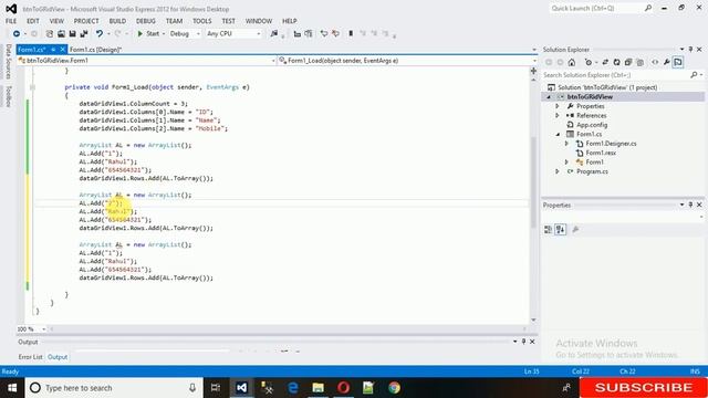 Add button in column in DataGridView in c# смотреть онлайн