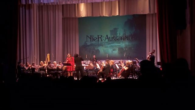 NIER AUTOMATA soundtrack. Kenichi Shimura orchestra, Minsk 2019 смотреть онлайн