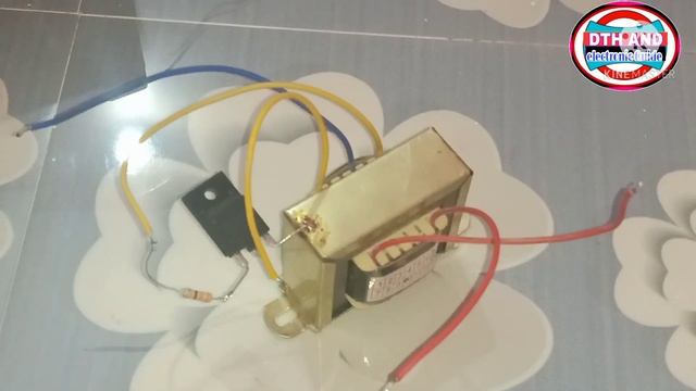 How to make 12v to 230v simple inverter use transistor 1803.