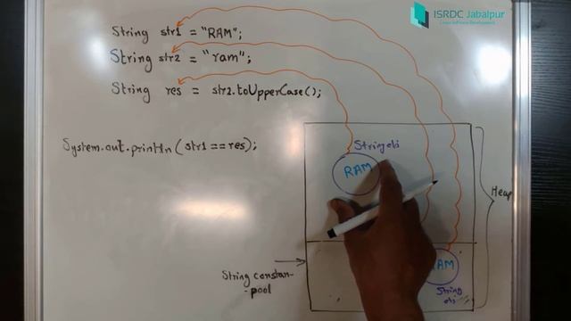 STRING Handling in JAVA ~ #33 (new String in non pool memory) смотреть онлайн