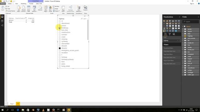 OSM NL Highway lines from Postgis to PowerBI desktop смотреть онлайн