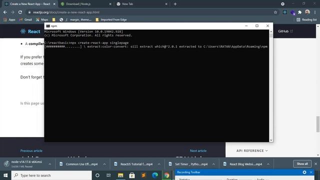 Install Setup Process Of React Js | Installing Process of React JS in Nepali | React Js | смотреть онлайн