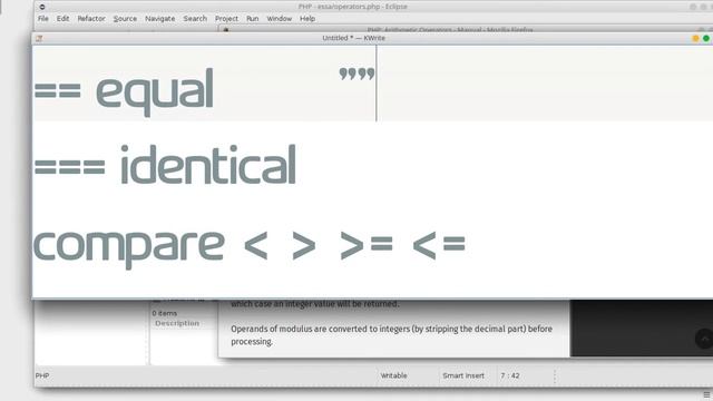 57 PHP scripting language Operators & Control structure смотреть онлайн