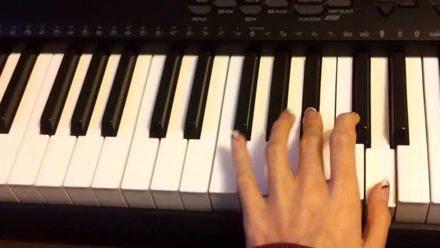 Nightwish - While your lips are still red - intro - left hand tutorial смотреть онлайн