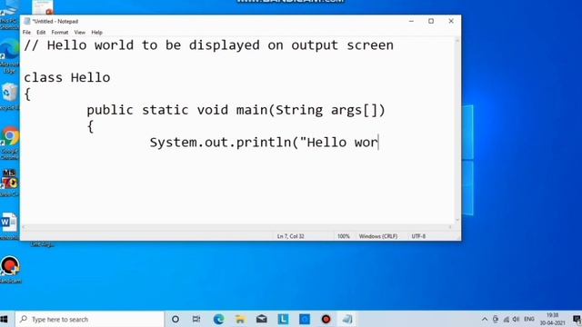 1.4.Compile and run sample java program tutorial in TELUGU смотреть онлайн