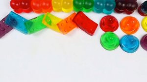 Как сделать Радужную мармеладку Among Us Персонажи, Буквы АБВГ, Lego Куски, И более Jell-O Десерты