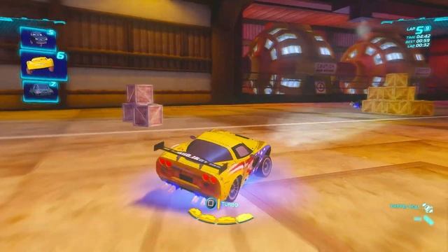 Cars 2 The Video Game | Jeff Gorvette - Battle Race (Going Ballistic) | Pipeline Sprint 9 Laps смотреть онлайн