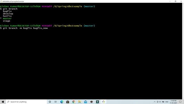 How to rename local and remote branches in Git ? | How do you rename a Git branch? | Github | Hindi смотреть онлайн