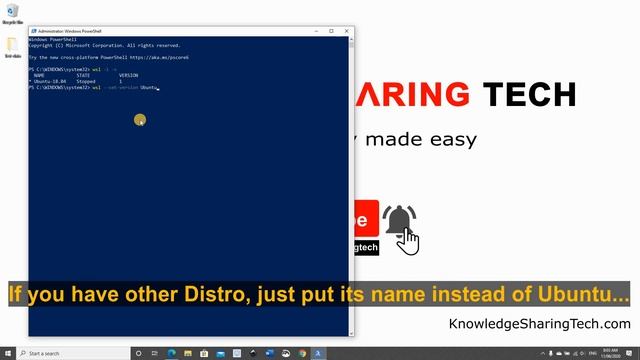 How to convert Ubuntu linux from WSL to WSL2 on Windows 10 step by step смотреть онлайн