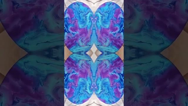 Fluid art, акриловая заливка. смотреть онлайн