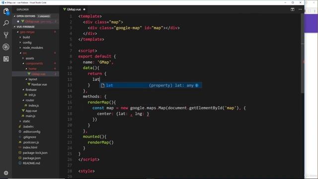 Project - Geo Ninjas in vue.js 7 Creating a New Map смотреть онлайн