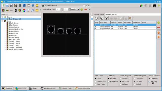 QLC+ Video Tutorial #5 - Chasers смотреть онлайн