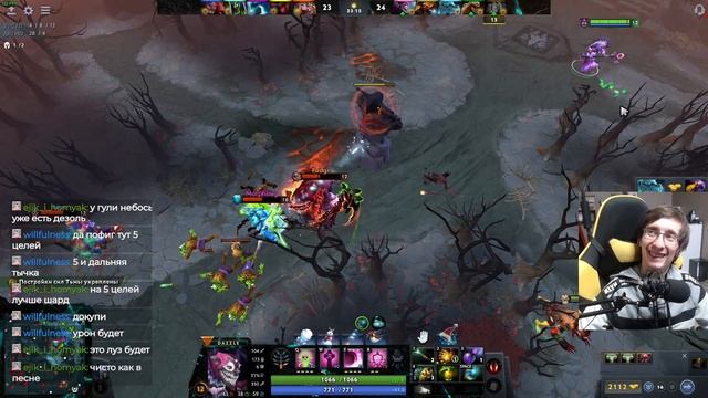Dota 2 Чат говорит что собирать, я собираю. Керри Даззл с Дезолятором и Скади, л смотреть онлайн