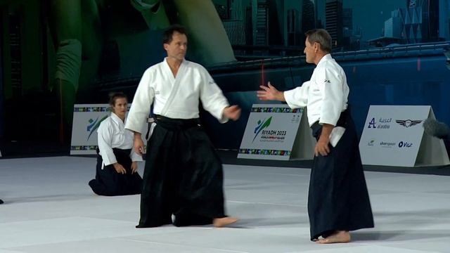 World Combat Games 2023 - Aikido Demonstration By Christian Tissier Shihan