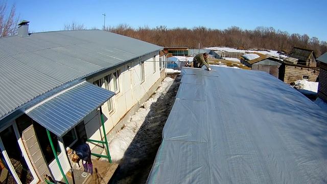 Гараж из шлакоблоков своими руками ЧАСТЬ4/Garage Of Blocks With Their Own Hands PART4