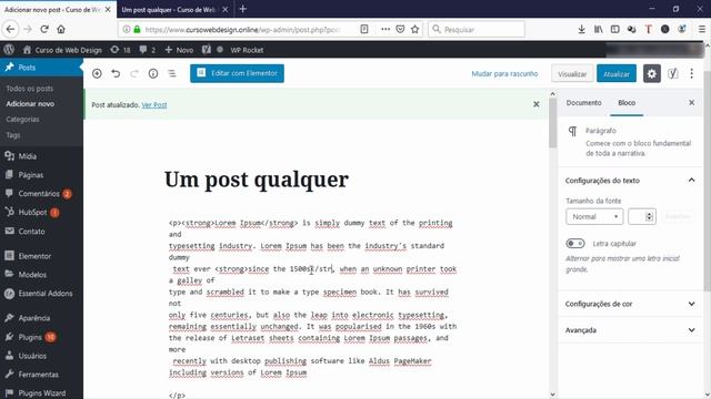 Como Editar Códigos HTML no Gutenberg Wordpress смотреть онлайн