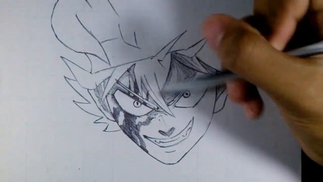 How to Draw Asta Demon Mode very easy - Black clover смотреть онлайн