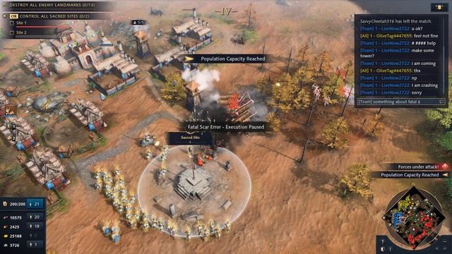 Age of Empires IV Fatal Scar error whatever that means смотреть онлайн
