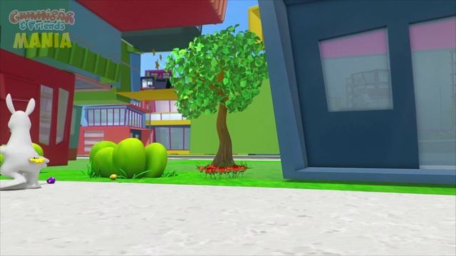 'Funny Easter Bunny' Count the Hidden Chocolate Bunnies! - Gummy Bear Show MANIA смотреть онлайн