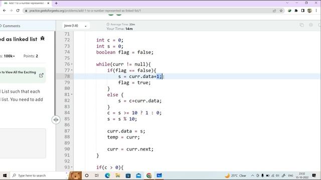 #9 Add 1 to a Number Represented as Linked List | Amazon ? | Data Structures and Algorithms смотреть онлайн