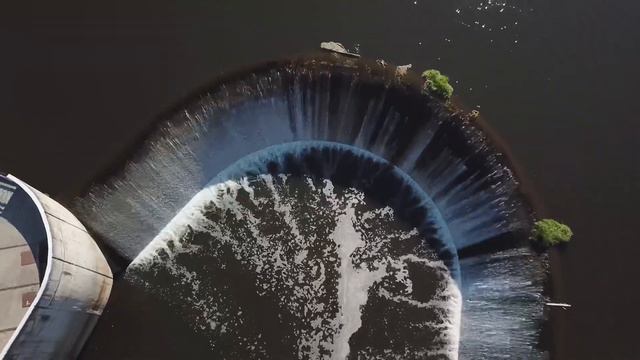 Dji mavic pro. Яропольская Гэс плотина. смотреть онлайн