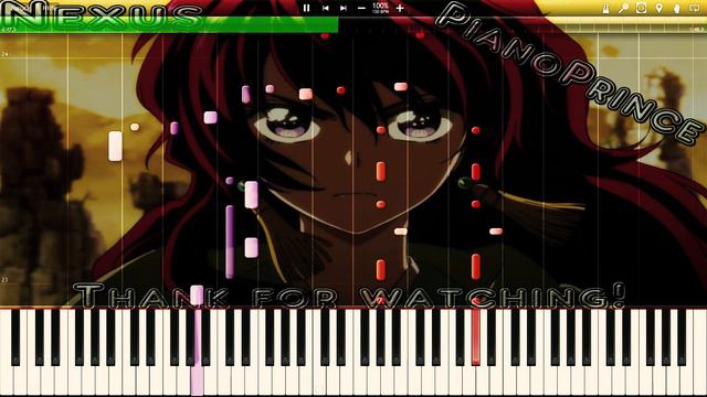 Akatsuki No Yona Op 2 - Akatsuki No Hana by Cynthia Piano Cover | Synthesia смотреть онлайн