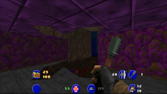 BRUTAL WOLFENSTEIN 3D. Эпизод 1. Этаж 10 (Секретный уровень) Побег из замка Вольфенштайн