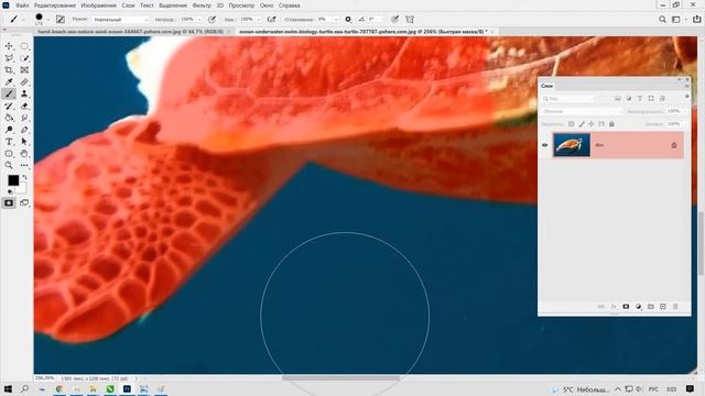 Выделяем простые и сложные объекты в Photoshop смотреть онлайн