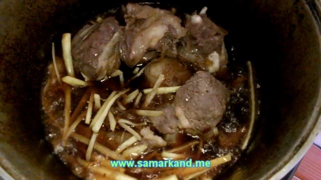 Плов Готовим в домашних условиях (www.samarkand.me) / Home made Pilau (with English subs) смотреть онлайн