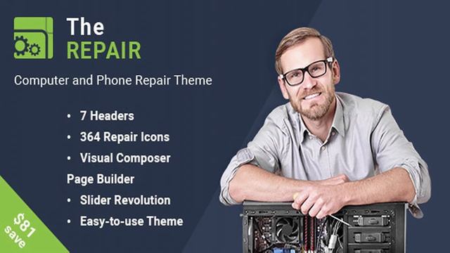 The Repair - Computer and Electronics Repair WordPress Theme | Themeforest Website Templates and смотреть онлайн