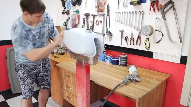 ПОКРАСКА БАКА МОТОЦИКЛА МИНСК #5