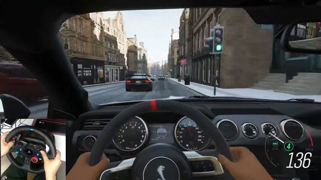 Ford MUSTANG Shelby GT500 - Forza Horizon 4 | Logitech g29 gameplay смотреть онлайн