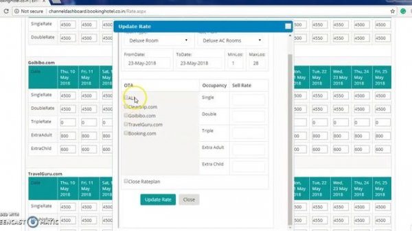 How to manage OTA rates for hotels using channel manager?
