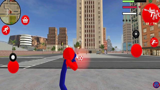 Süper Kahraman Çöp Adam - Amazing Spider-StickMan Rope Hero New Update #3 - Android Gameplay