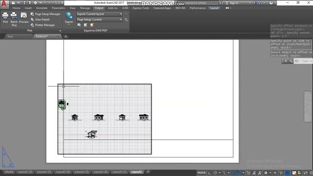 bandicam 2019 08 21 @Autocad layout смотреть онлайн