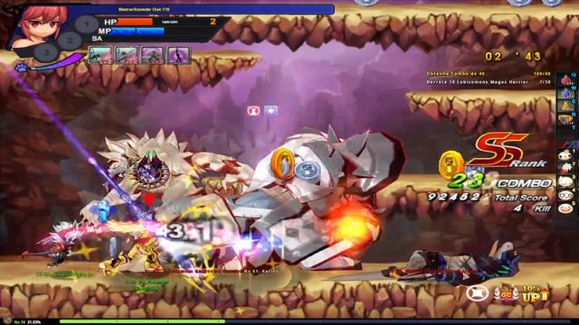 Harrier Walkthrough (Elesis Solo) Part 1 | Grand Chase Classic смотреть онлайн